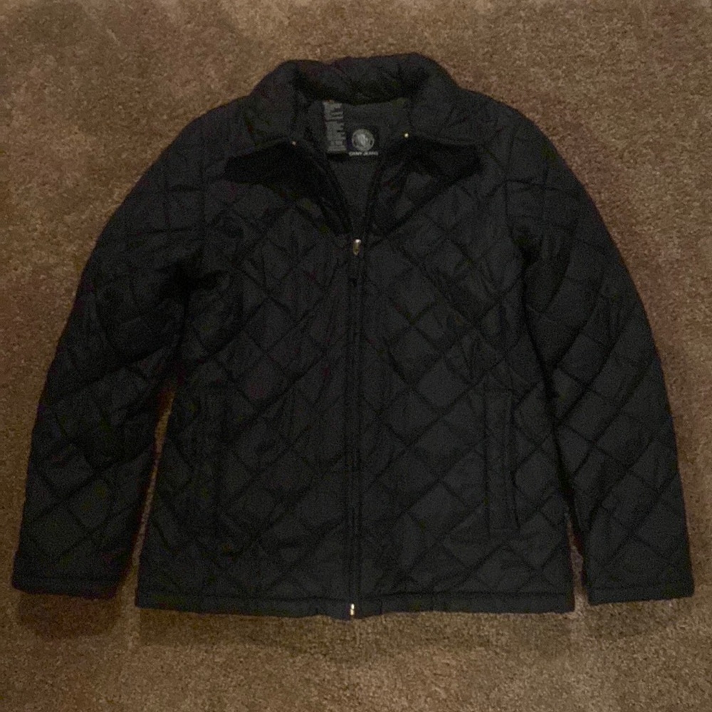 Fleece lined DKNY Jeans quilted jacket